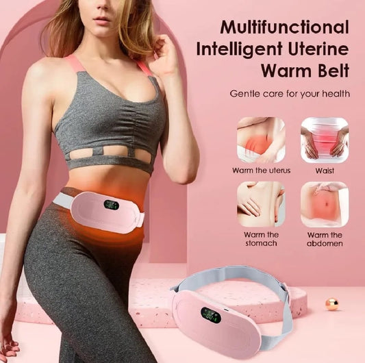Period Cramp Relief Belt with Heat Therapy