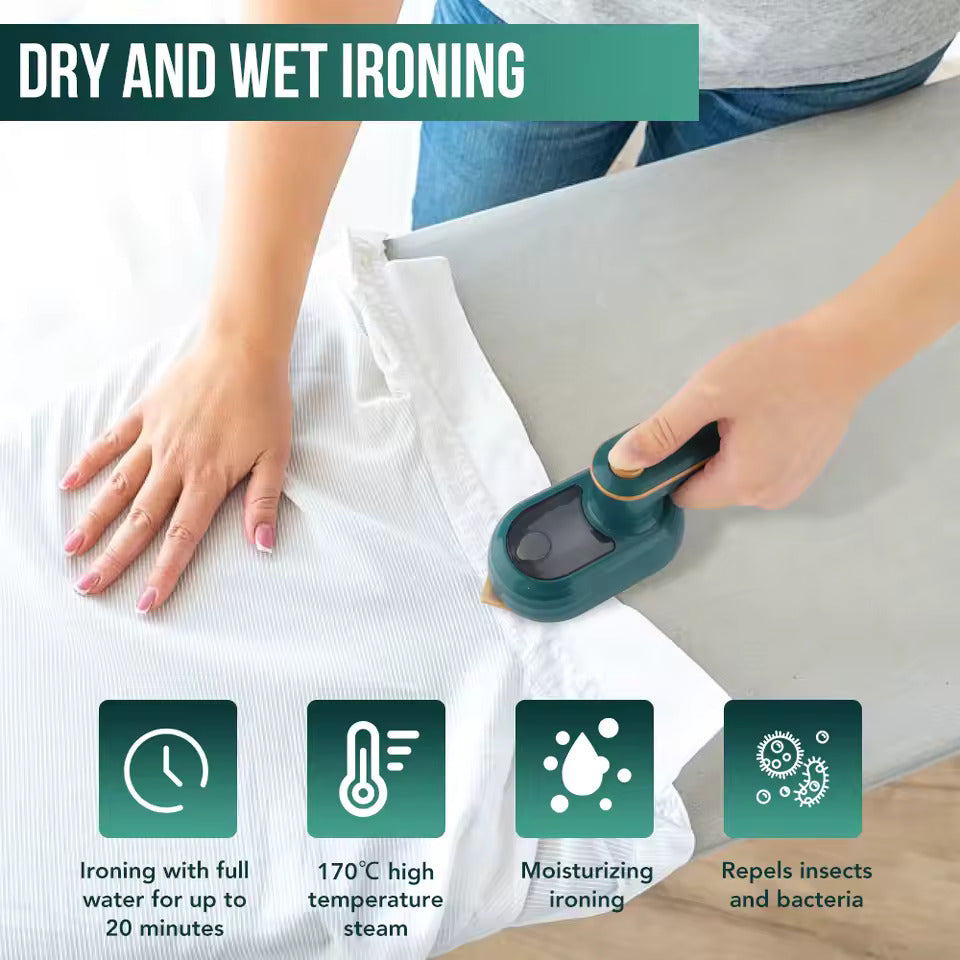 Portable Mini Steam Iron for Perfect Clothes