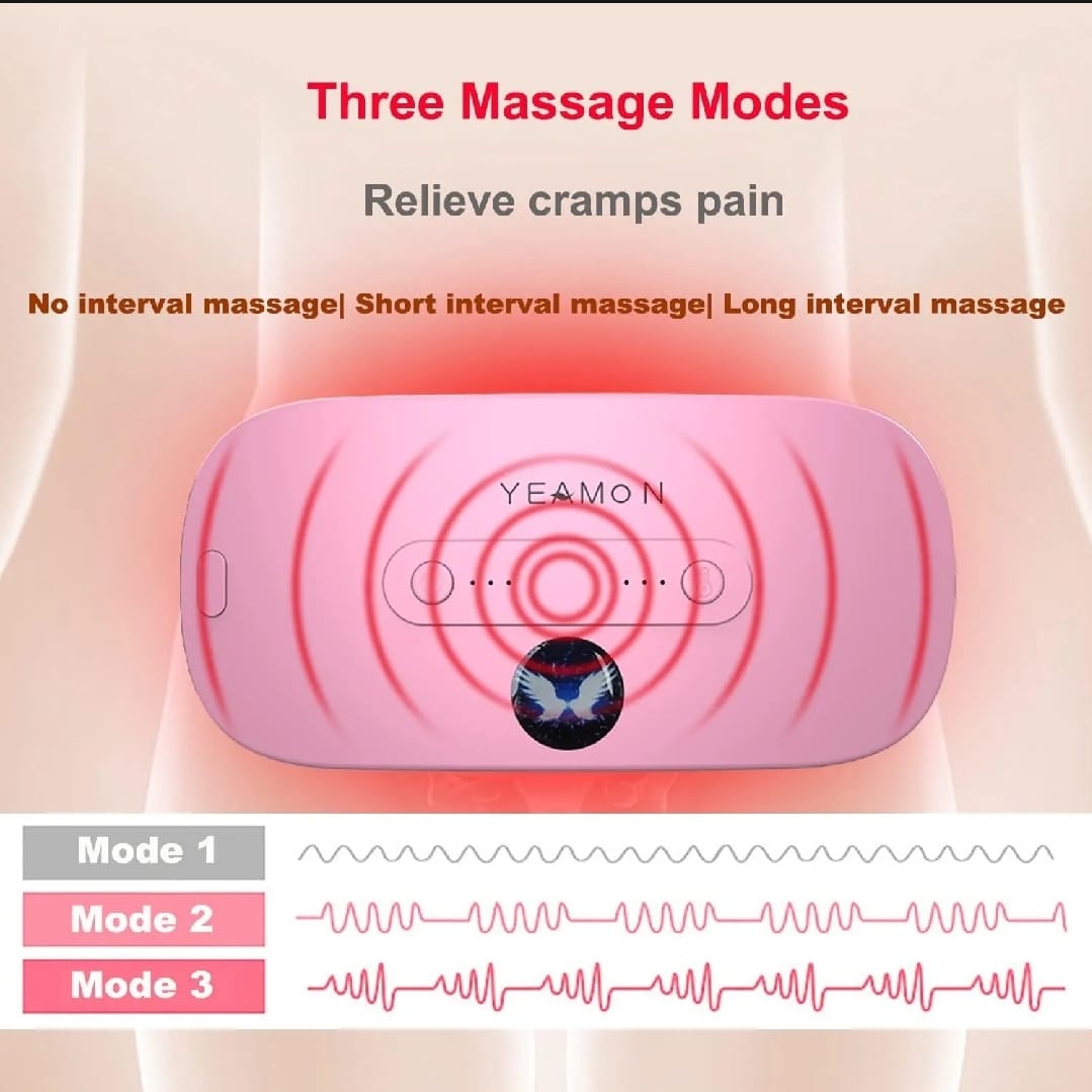 Period Cramp Relief Belt with Heat Therapy