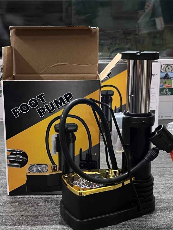 Portable Foot Air Pump for Car, Bicycle, Motorcycle & Sports Balls